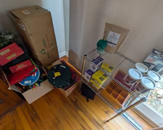 tea, coffee and christmas decor