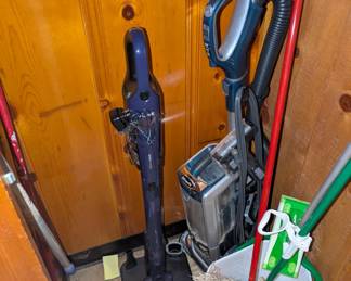 Vaccuums and cleaning supplies