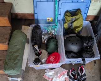 Camping and cold weather gear