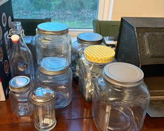 Antique Glass Jars