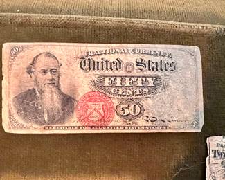 4th Issue 50 Cent Fractional Note Fr 1376 