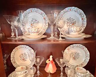 Spode "Shanghai" bone china dish set 