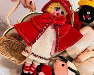 Absolutely One of a Kind Christmas ornaments - Handmade by Grandmother to granddaughter every year  