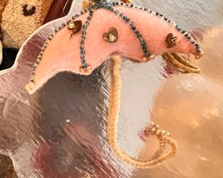 Absolutely One of a Kind Christmas ornaments - Handmade by Grandmother to granddaughter every year  