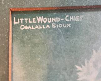 "Little Wound-Chief - Ogalalla Sioux" - 1898 Frank A. Rinehart, Omaha Native Americans pictures 