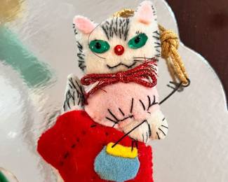 Absolutely One of a Kind Christmas ornaments - Handmade by Grandmother to granddaughter every year  