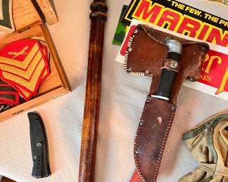 Vtg. wooden Billy club