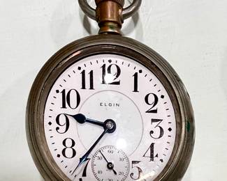 Vintage Elgin open face pocket Watch