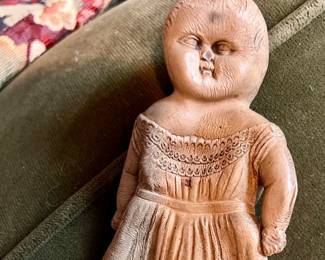 This plastic doll was in the attic on a really hot day.... 