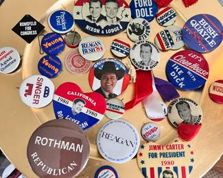 Vtg. Political pins 