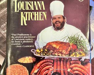 Signed Chef Paul Prudhomme's Louisiana Kitchen book
