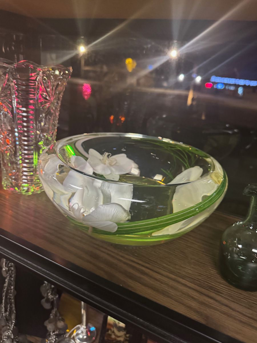 EMILIO ROBBA, White Phalaenopsis Orchid Bowl 