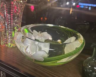 EMILIO ROBBA, White Phalaenopsis Orchid Bowl 