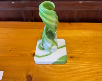 MCM Westmoreland Glass Candlestick