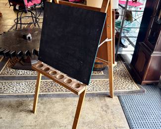Vintage Child's Double Sided Wooden Easel
