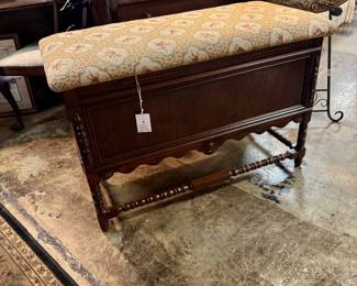 Upholstered Cedar Chest by CAVALIER CO., Chatta., TN