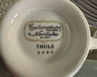 NORITAKE Sri Lanka, THULE Pattern