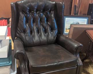 Leather Recliner 
