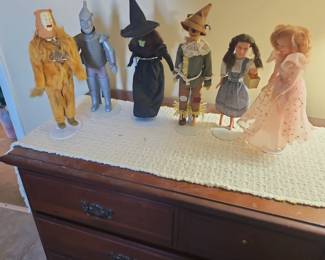 Wizard of Oz dolls on stands
$60 for all