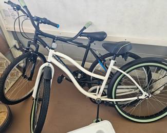 2 bikes, one girls one boys 
$75 each  ( each practically new)