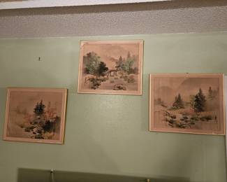 Set of 3 Asian paintings
$90 all 3
