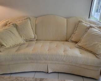 Sofa needs recovering