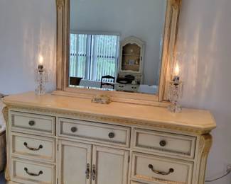 Triple dresser & mirror
