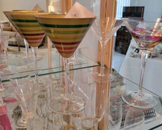 Martini glasses