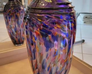 Katrina tribute vase, one-of-a-kind