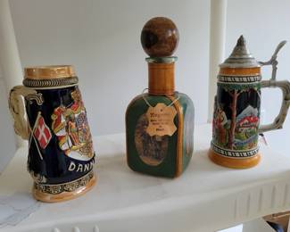 Steins & bottle