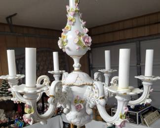 Porcelain chandelier