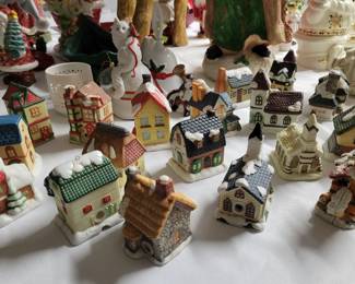 Mini house ornaments