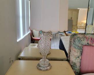 Glass/crystal lamp, 1 of 2