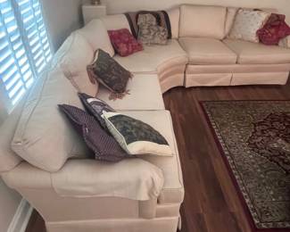 Very nice comfy Frederick Edward Upholstered Sectional Sofa