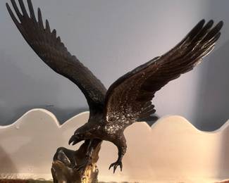 Wings of Glory signed Bronze. Sculptor Ronald Van Ruyckevelt