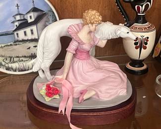 1984 Titled "Coursing". Limited edition Originally sculpted by Louis Icart in 1914.