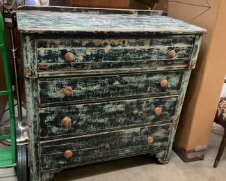 Hand Painted Chest of Drawers 