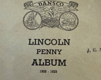Dansco Lincoln Penny Album 1909 - 1929