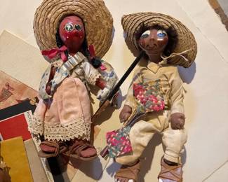 Mexican Mariachi Dolls - 1960s