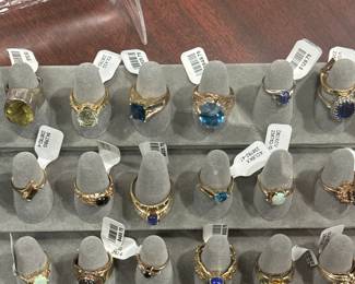 SOOOOOOOO many new fine jewelry items in our store jewelry cases. These are available during store hours. No need to wait until Wednesday!