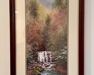 Framed print numbered and signed by Robert A. Tino (#13/950)