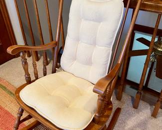 Oak rocking chair