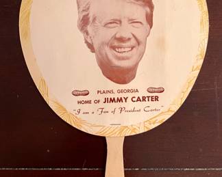 President Carter paper fan