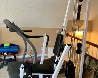 Body Solid weight machine and Pro-Form treadmill