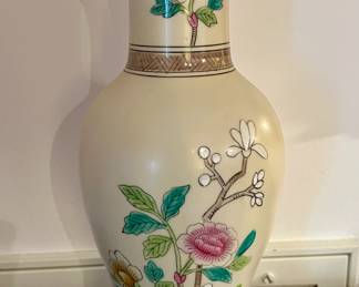 Porcelain floor vase