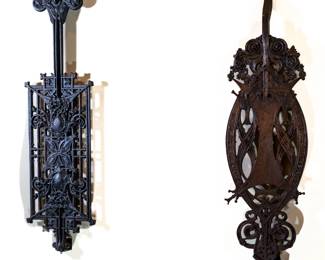 Louis Sullivan designed balusters for the Schlesinger & Mayer department store (now Carson's), Chicago IL, c. 1899, and a baluster for the Guaranty Building, Buffalo NY, c. 1984.