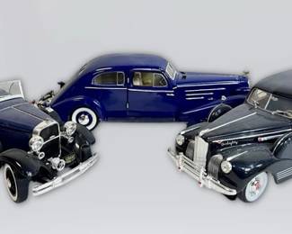 Packard, Lincoln Cadillac Die Cast Cars