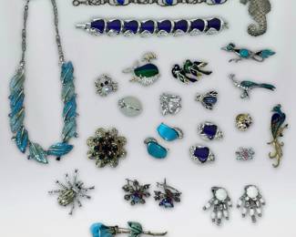 CoolToned Rhinestone Brooches, Bracelets,  Earrings