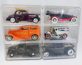  002 6 Displayed Die Cast Cars Wonder Bread Truck