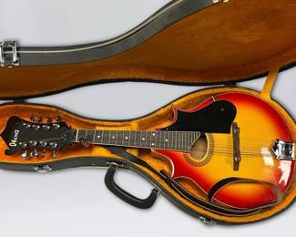  010 Ibanez Mandolin In Cherry Sunburst With Case